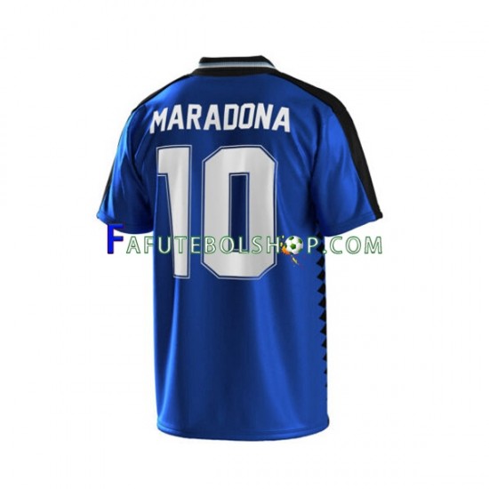 Camisa 2 Argentina Maradona 10 Retrô 1994 manga curta ,Masculino