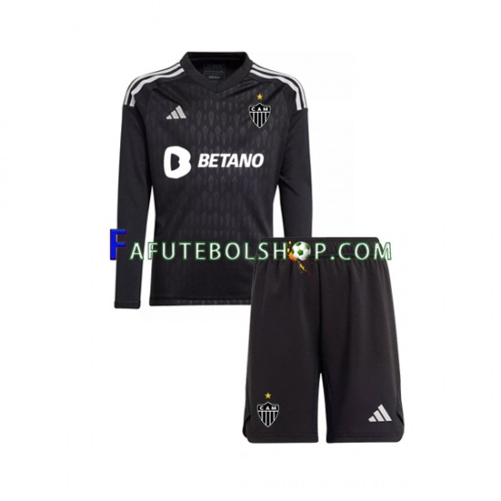 Camisa Goleiro 1 Atletico Mineiro 2023 manga longa ,infantil