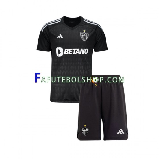 Camisa Goleiro 1 Atletico Mineiro 2023 manga curta ,infantil