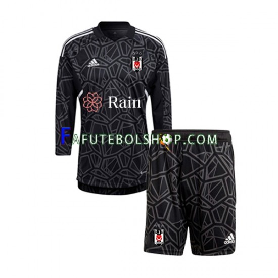 Camisa Goleiro 2 Besiktas 2022-2023 manga longa ,infantil