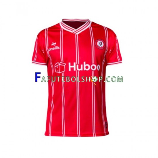 Camisa 1 Bristol City 2023-2024 manga curta ,Masculino