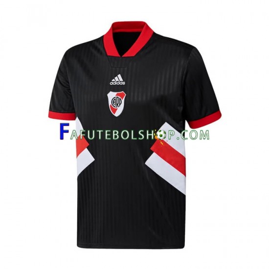 Camisa 1 CA River Plate Icon Retrô 2022-2023 manga curta ,Masculino