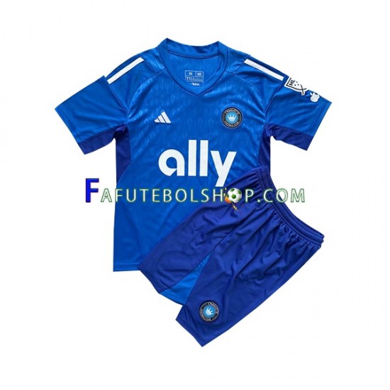 Camisa Goleiro 2 Charlotte FC 2023 manga curta ,infantil