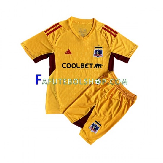 Camisa Goleiro 1 Colo-Colo 2023 manga curta ,infantil