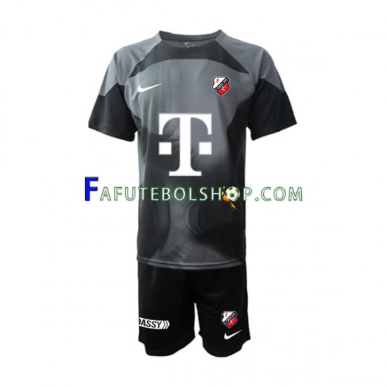 Camisa Goleiro 1 FC Utrecht 2022-2023 manga curta ,infantil