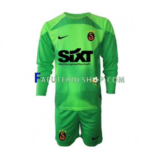 Camisa Goleiro 1 Galatasaray 2022-2023 manga longa ,infantil