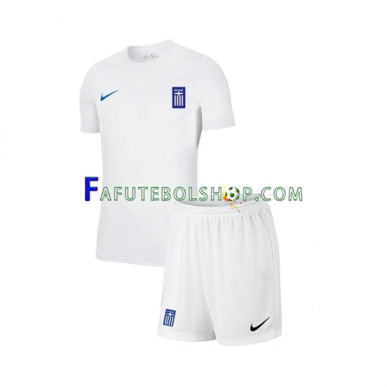 Camisa 2 Grécia 2022-2023 manga curta ,infantil