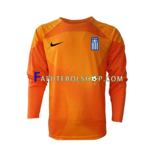 Camisa Goleiro 3 Grécia 2022-2023 manga longa ,Masculino