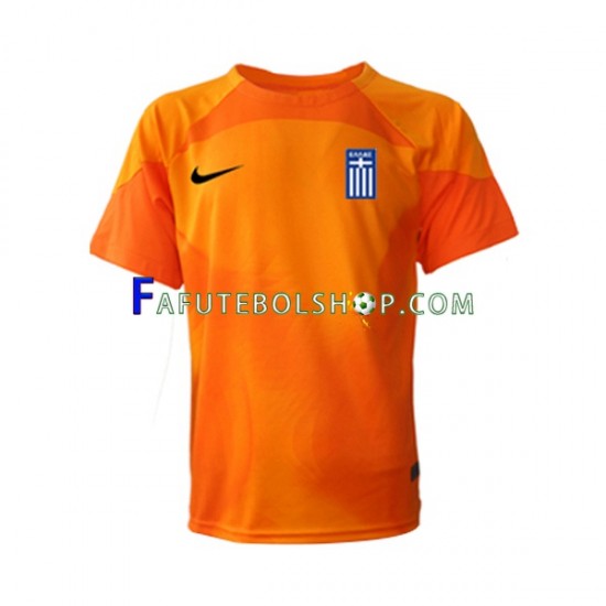 Camisa Goleiro 3 Grécia 2022-2023 manga curta ,Masculino