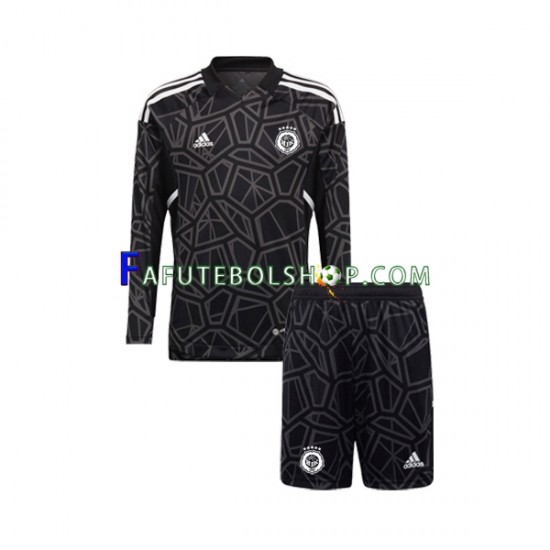 Camisa Goleiro 3 HJK Helsinki 2022-2023 manga longa ,infantil