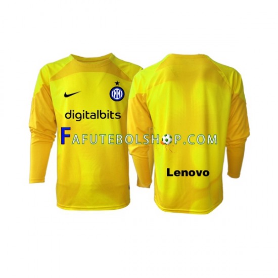 Camisa Goleiro 2 Internazionale 2022-2023 manga longa ,Masculino