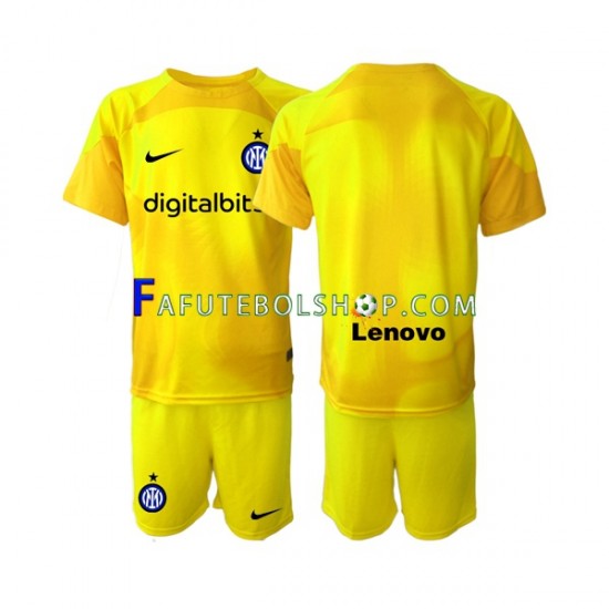 Camisa Goleiro 2 Internazionale 2022-2023 manga curta ,infantil