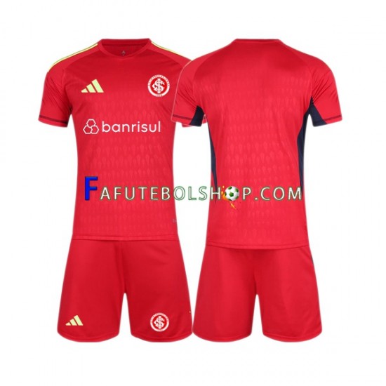 Camisa Goleiro 1 Internacional 2023-2024 manga curta ,infantil