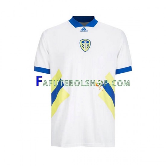 Camisa 1 Leeds United Icon Retrô 2022-2023 manga curta ,Masculino