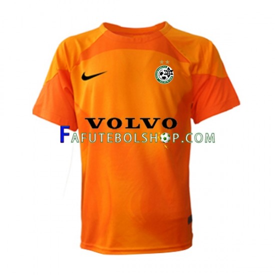 Camisa Goleiro 2 Maccabi Haifa 2022-2023 manga curta ,Masculino