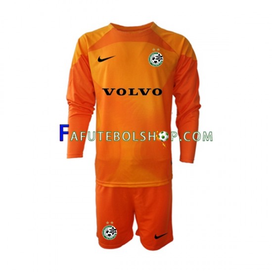 Camisa Goleiro 2 Maccabi Haifa 2022-2023 manga longa ,infantil