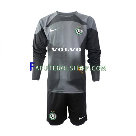 Camisa Goleiro 1 Maccabi Haifa 2022-2023 manga longa ,infantil