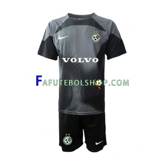 Camisa Goleiro 1 Maccabi Haifa 2022-2023 manga curta ,infantil