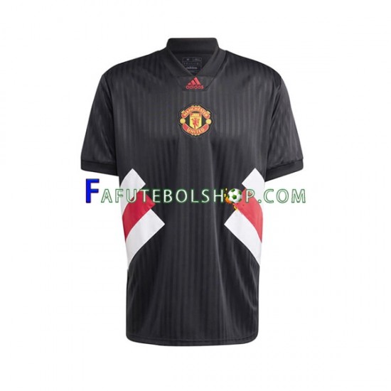 Camisa 1 Manchester United Icon Retrô 2022-2023 manga curta ,Masculino