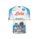 Camisa 1 Napoli Face Game Kvaratskhelia 77 2022-2023 manga curta ,Masculino