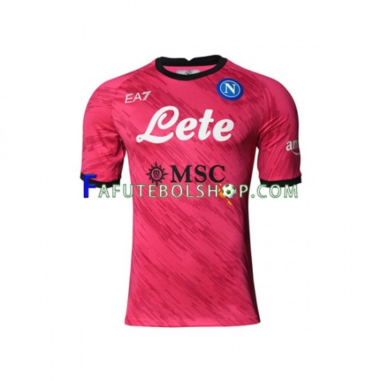 Camisa Goleiro 1 Napoli 2022-2023 manga curta ,Masculino