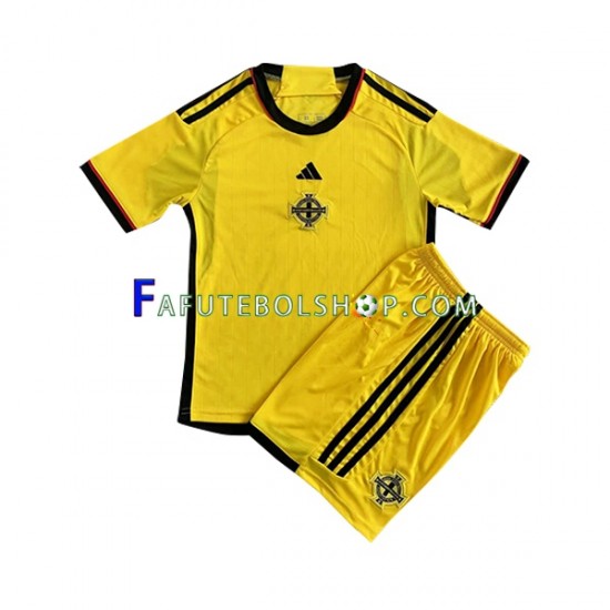 Camisa 1 Irlandda do Norte 2022-2023 manga curta ,infantil