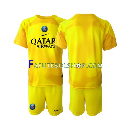 Camisa Goleiro 3 Paris Saint Germain 2022-2023 manga curta ,infantil