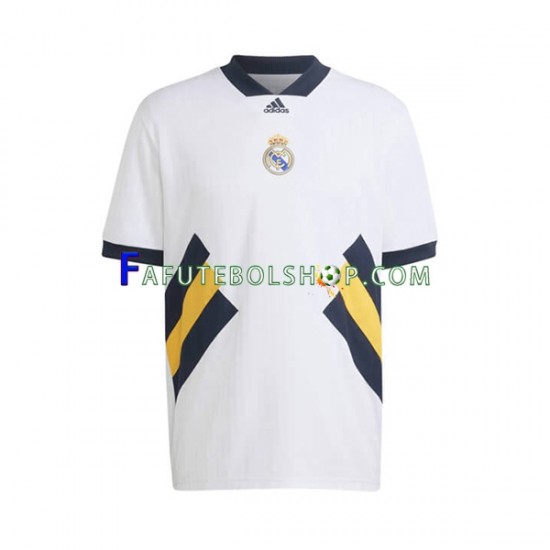 Camisa 1 Real Madrid Icon Retrô 2022-2023 manga curta ,Masculino