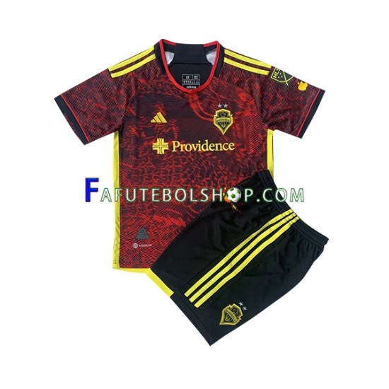 Camisa 2 Seattle Sounders FC 2023 manga curta ,infantil