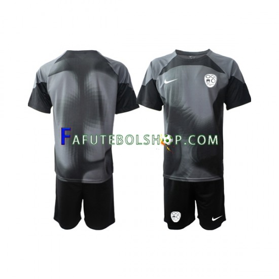 Camisa Goleiro 1 Eslovênia 2022 manga curta ,infantil