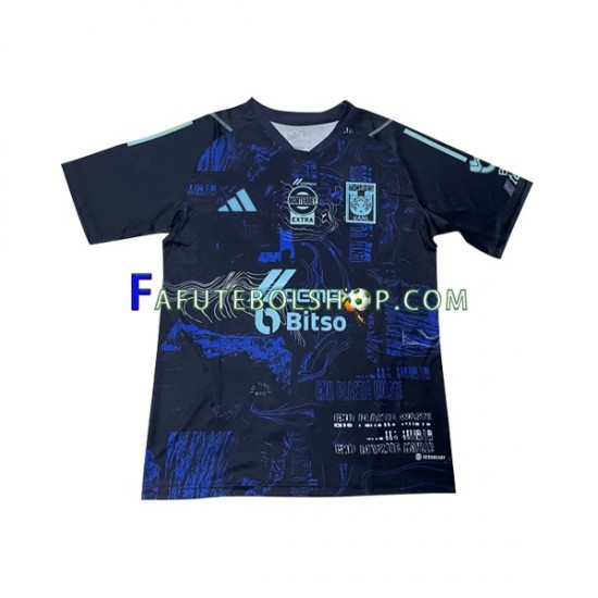 Camisa 1 Tigres UANL Earth Day 2023-2024 manga curta ,Masculino