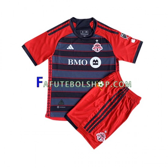 Camisa 1 Toronto FC 2023 manga curta ,infantil