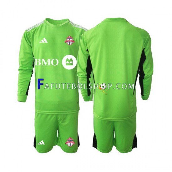 Camisa Goleiro 1 Toronto FC 2023 manga longa ,infantil