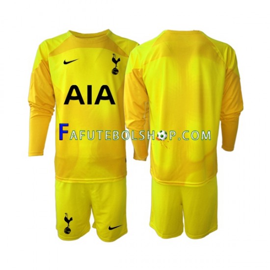 Camisa Goleiro 1 Tottenham Hotspur 2022-2023 manga longa ,infantil