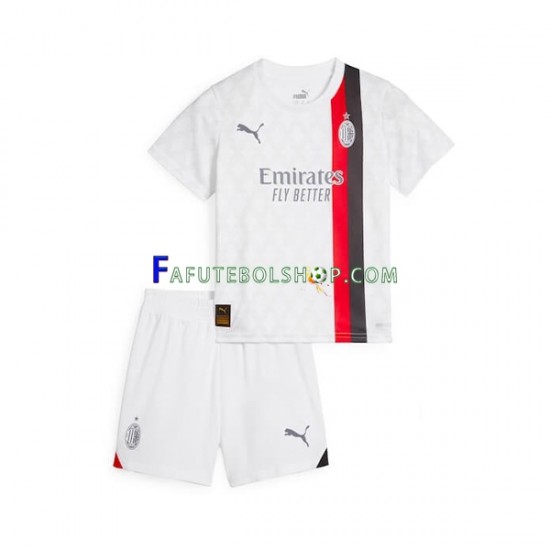 Camisa 2 AC Milan 2023-2024 manga curta ,infantil