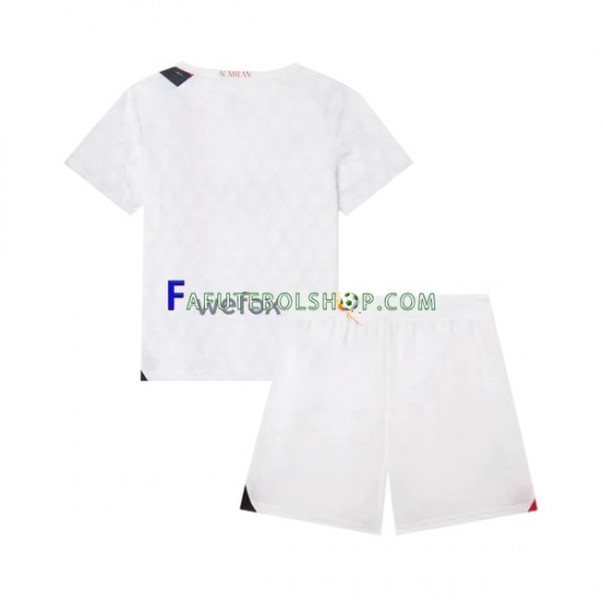 Camisa 2 AC Milan 2023-2024 manga curta ,infantil