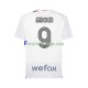 Camisa 2 AC Milan Olivier Giroud 9 2023-2024 manga curta ,Masculino