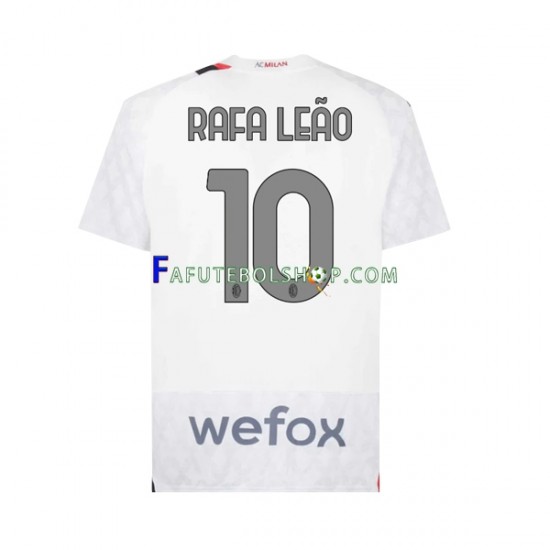 Camisa 2 AC Milan Rafael Leao 10 2023-2024 manga curta ,Masculino