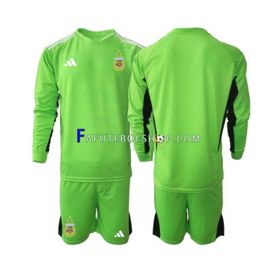 Camisa Goleiro 1 Argentina 2023-2024 manga curta ,infantil