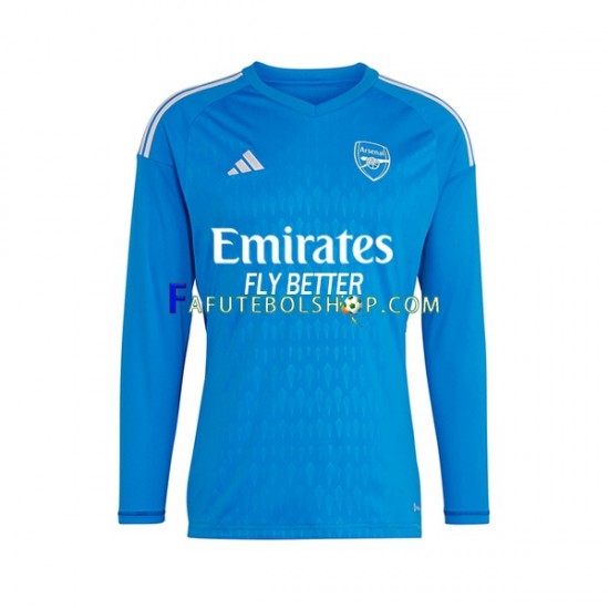 Camisa Goleiro 2 Arsenal 2023-2024 manga longa ,Masculino