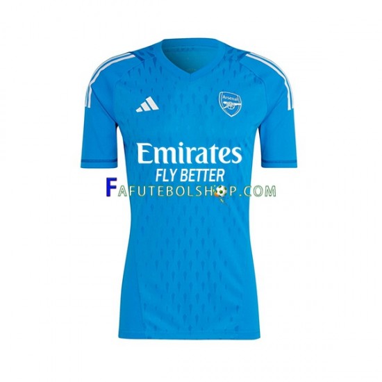 Camisa Goleiro 2 Arsenal 2023-2024 manga curta ,Masculino