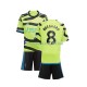 Camisa 2 Arsenal Odegaard 8 2023-2024 manga curta ,infantil