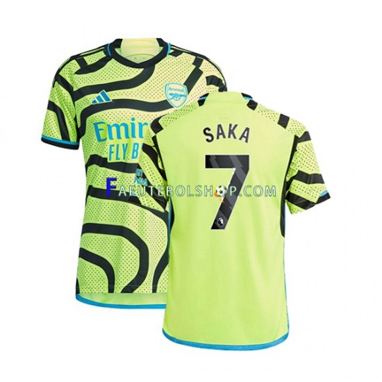 Camisa 2 Arsenal Saka 7 2023-2024 manga curta ,Masculino