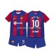 Camisa 1 FC Barcelona Ansu Fati 10 2023-2024 manga curta ,infantil