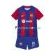 Camisa 1 FC Barcelona Ansu Fati 10 2023-2024 manga curta ,infantil