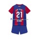 Camisa 1 FC Barcelona Frenkie de Jong 21 2023-2024 manga curta ,infantil