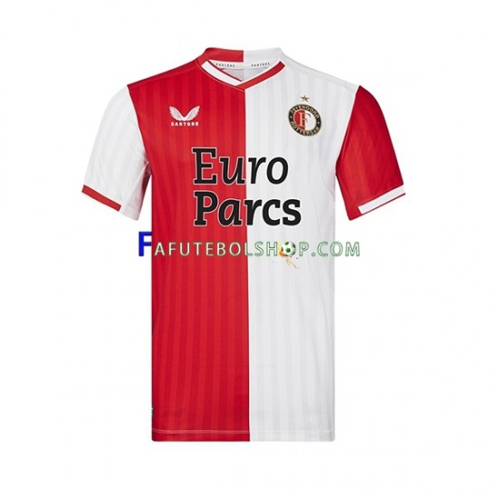 Camisa 1 Feyenoord Rotterdam 2023-2024 manga curta ,Masculino