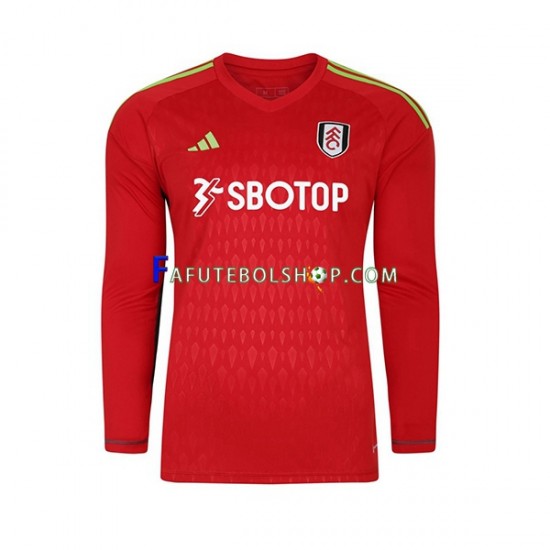 Camisa Goleiro 1 Fulham 2023-2024 manga longa ,Masculino