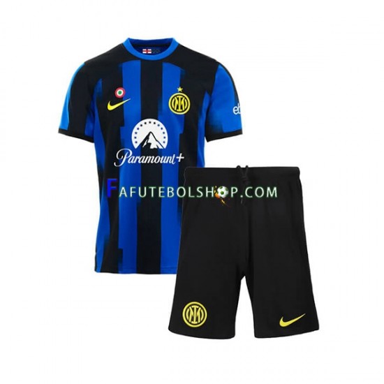 Camisa 1 Internazionale 2023-2024 manga curta ,infantil