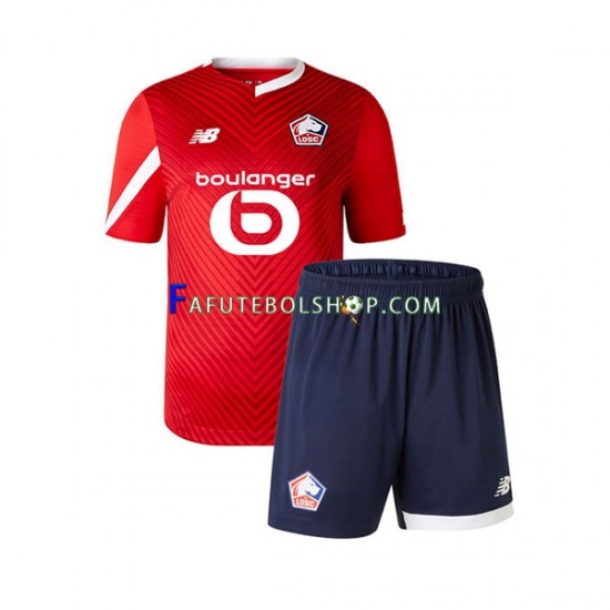 Camisa 1 LOSC Lille 2023-2024 manga curta ,infantil